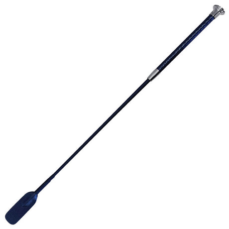 Woof Wear Reptile Riding Whip #colour_black-silver