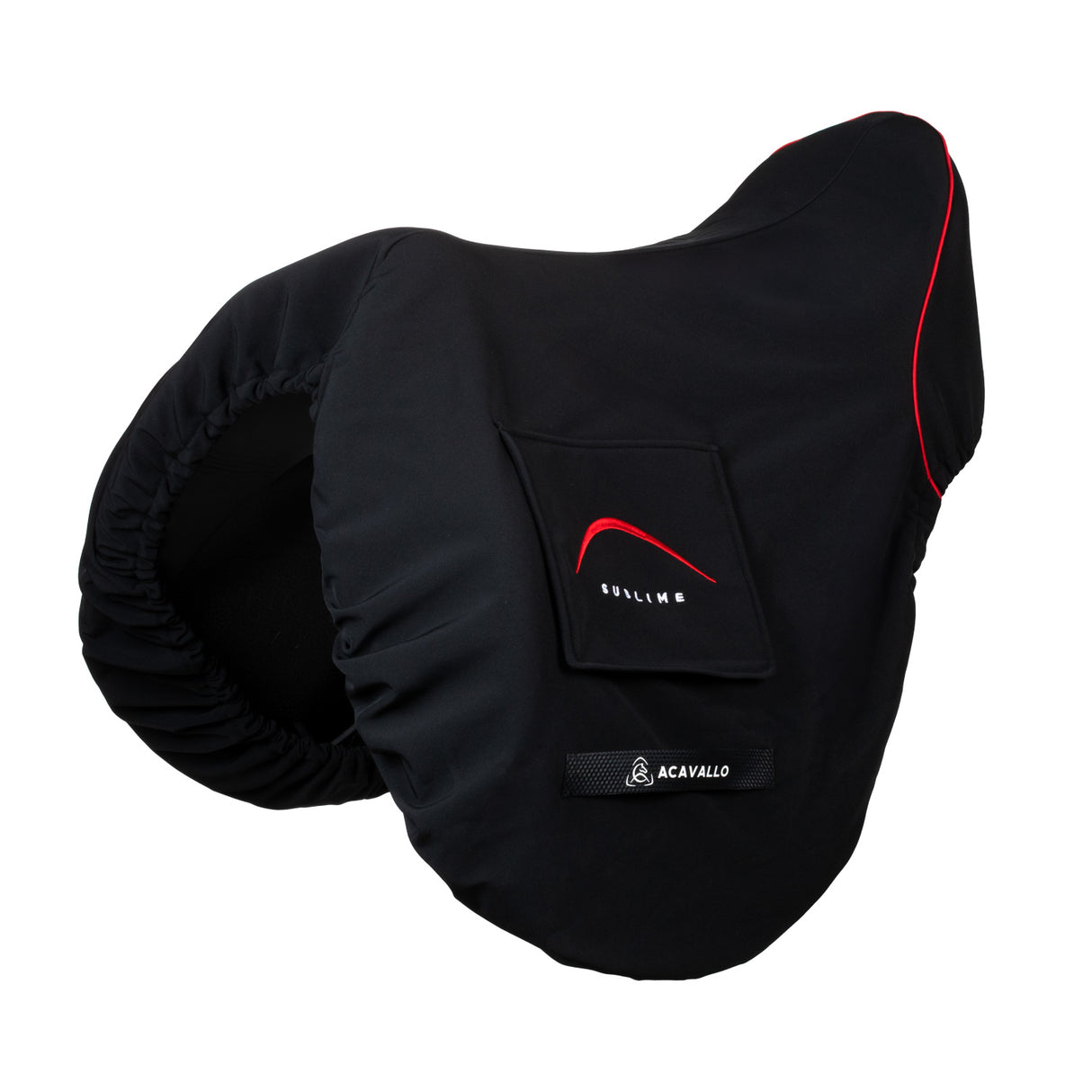 Acavallo Sublime Jumping Saddle Cover Bag #colour_black