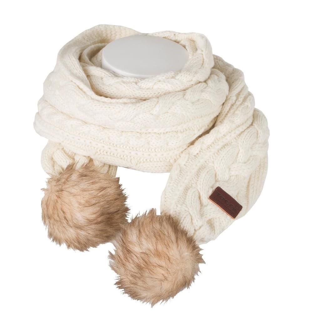 Toggi Yvette Knitted Scarf #colour_winter-white