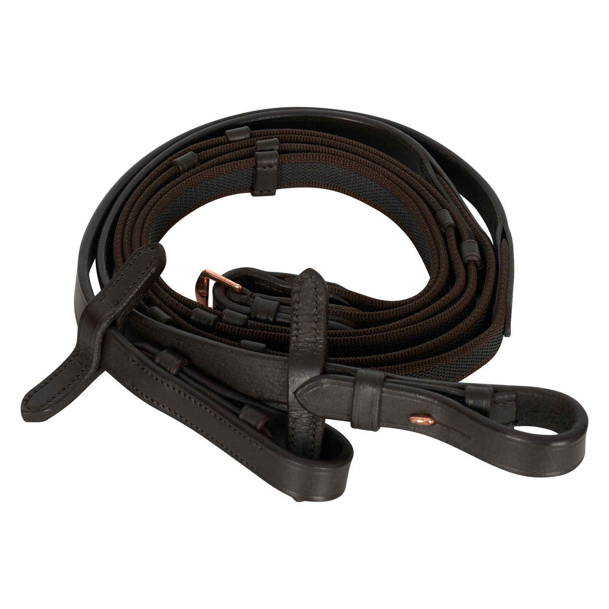 Imperial Riding Anti Slip Grip Reins #colour_brown