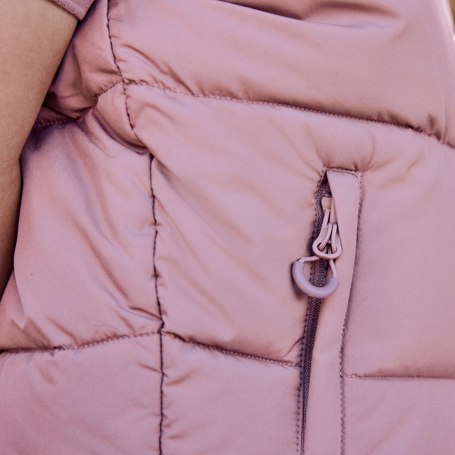 Dublin Children's Puffer Body Warmer #colour_dusty-rose