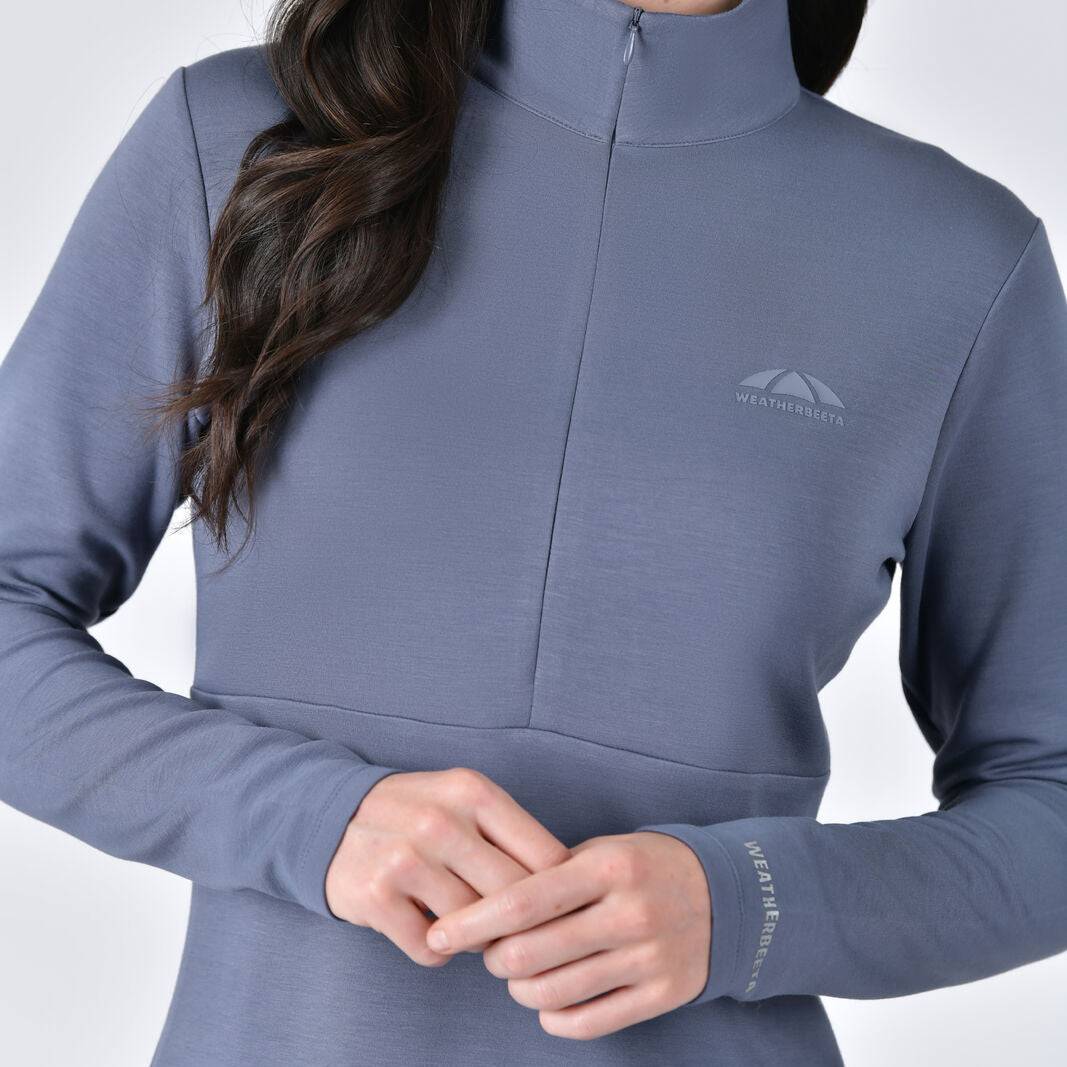Weatherbeeta Ladies Copper 1/2 Zip Long Sleeve Mid-Layer