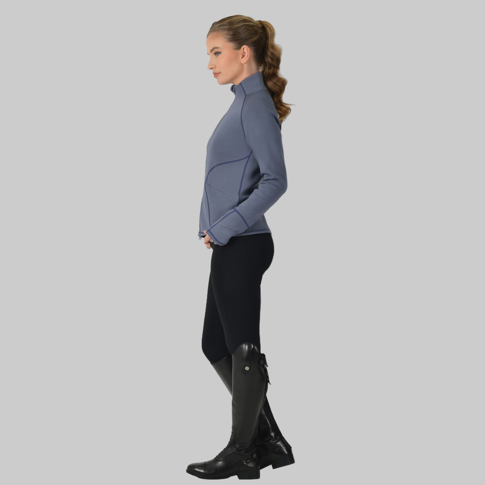 Weatherbeeta Ladies Copper Performance Jacket #colour_slate-blue