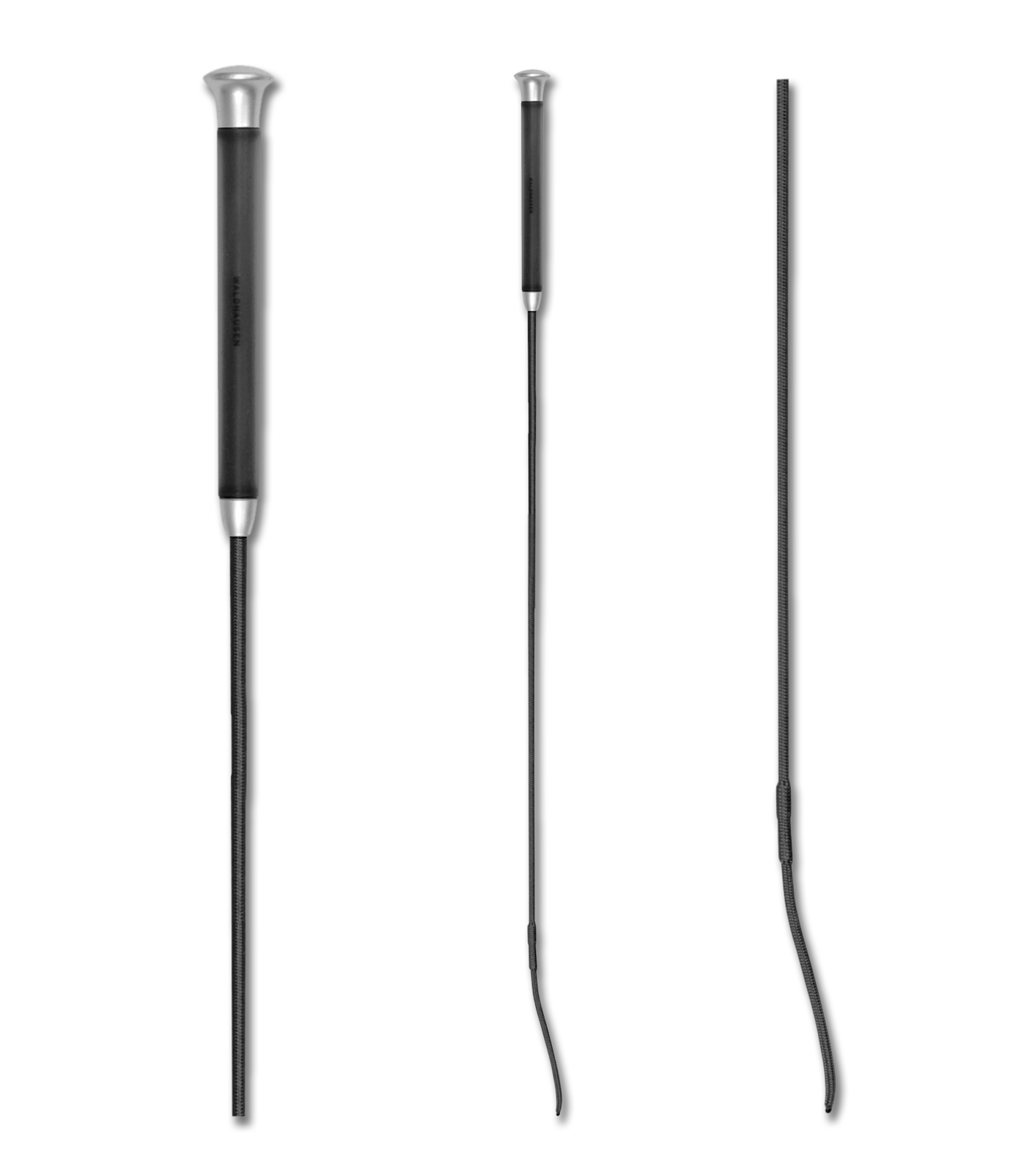 Waldhausen Dressage Whip With Gel Handle #colour_black