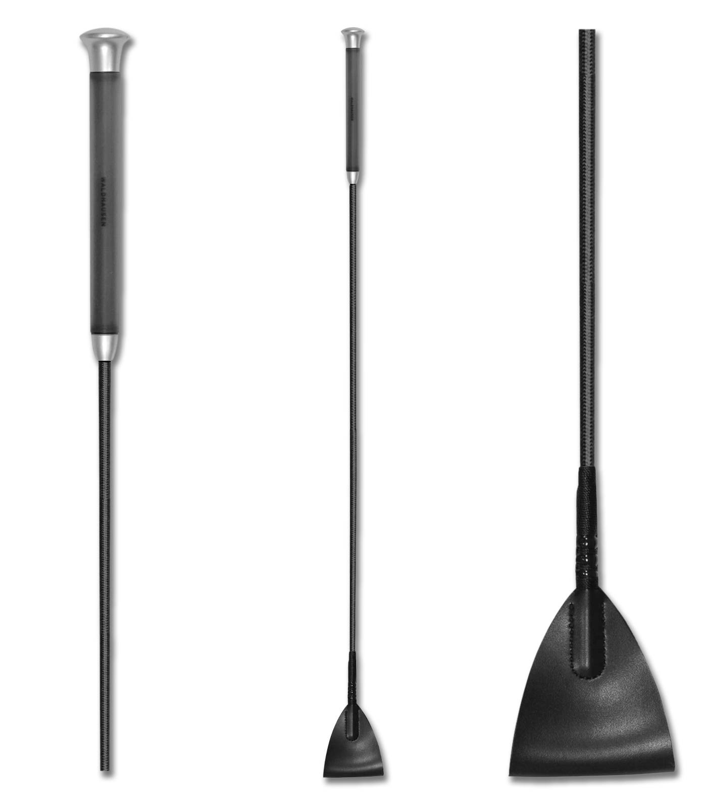 Waldhausen Jumping Whip With Gel Handle #colour_black