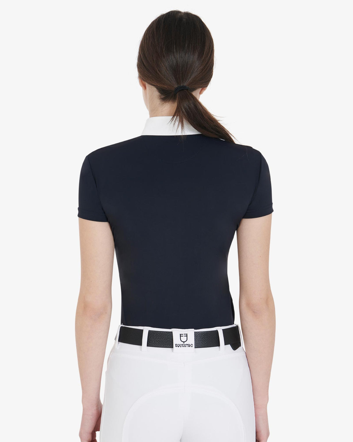 Equestro Women's Short-Sleeved Slim Fit Competition Polo Shirt