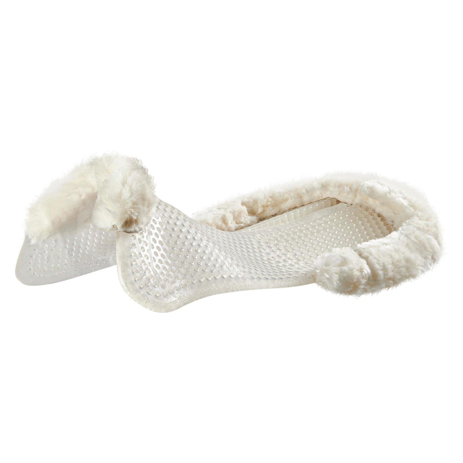 Acavallo Gel Ns-S Classic-S Cut-Out Rear Riser #colour_transparent-natural