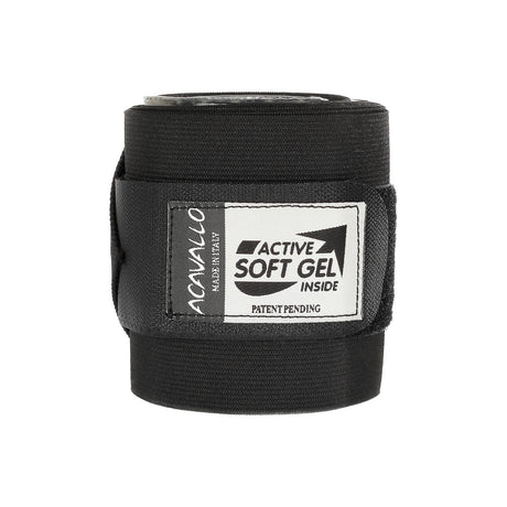 Acavallo Elastic Bandages Classic Gel #colour_black