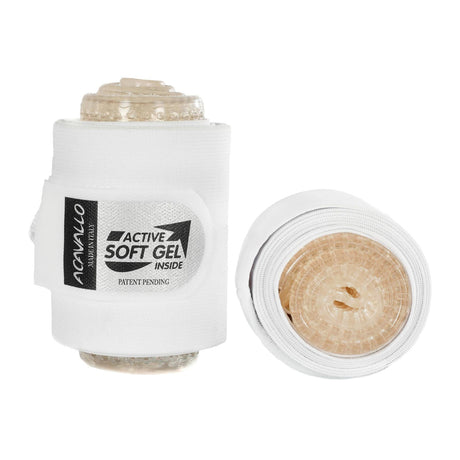 Acavallo Elastic Bandages Classic Gel #colour_white