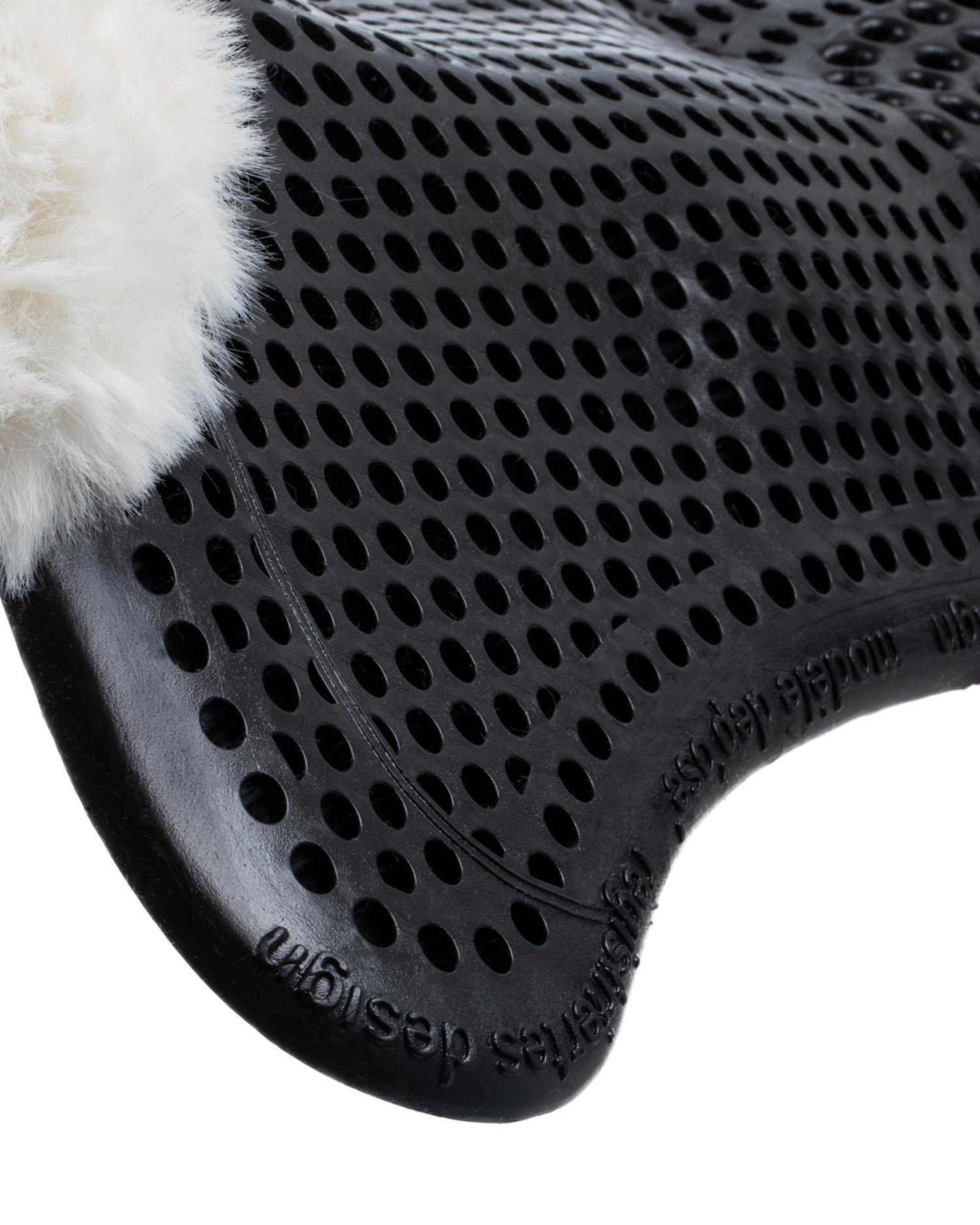 Acavallo Gel Ns-Fs Classic-Fs Cut-Out Rear Riser #colour_black-white