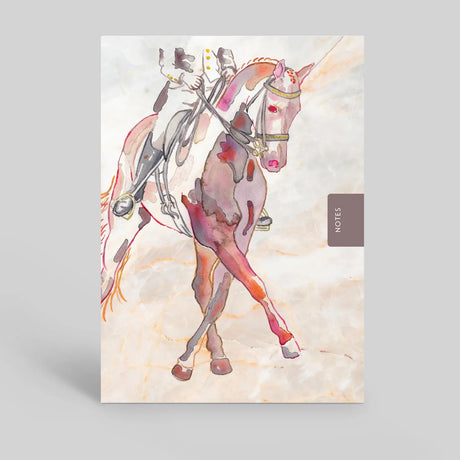 Deckled Edge Notebook #style_dressage-horse