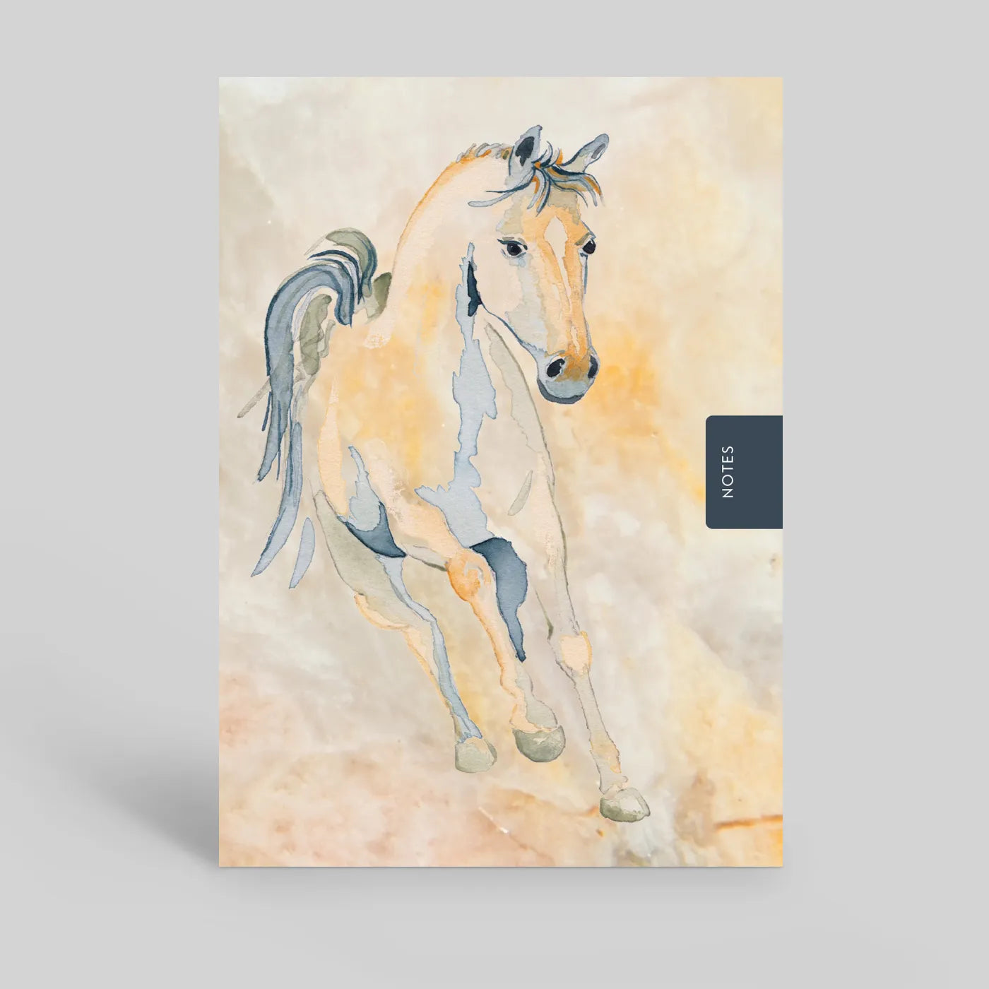Deckled Edge Notebook #style_galloping-horse