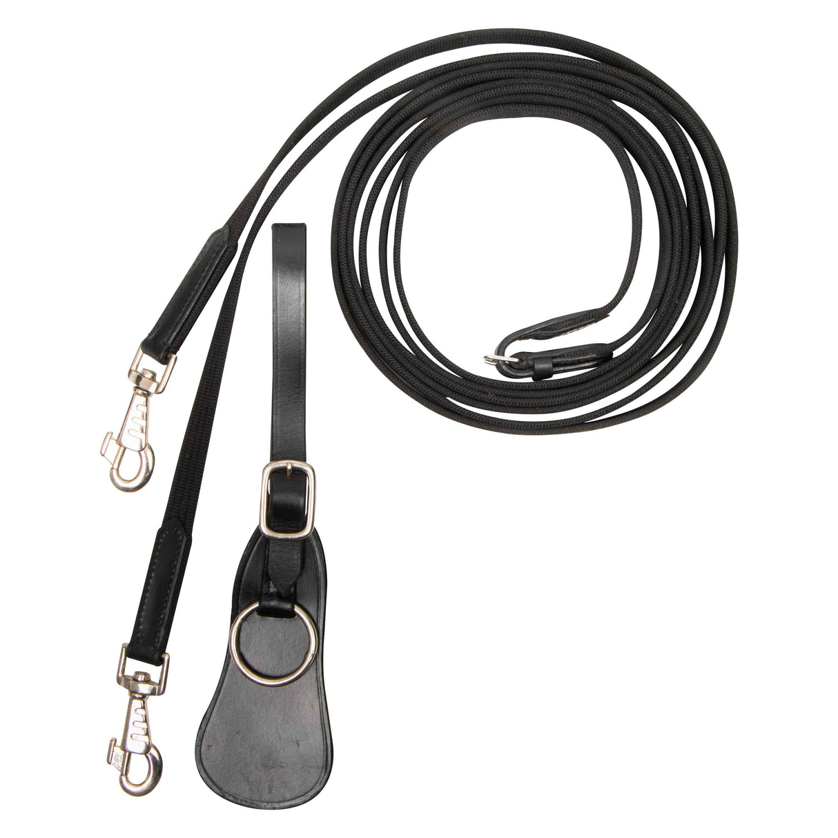 Imperial Riding Core SH Draw Reins #colour_black
