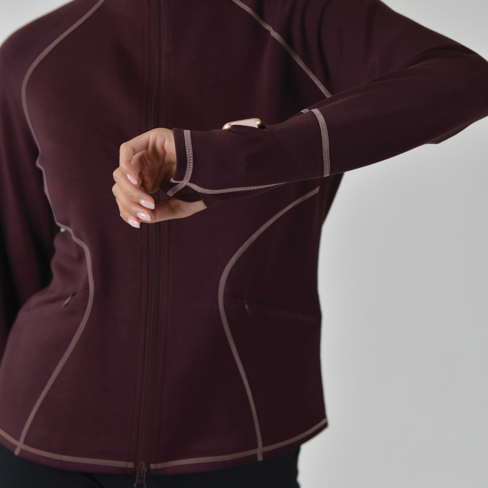 Weatherbeeta Ladies Copper Performance Jacket #colour_mulberry