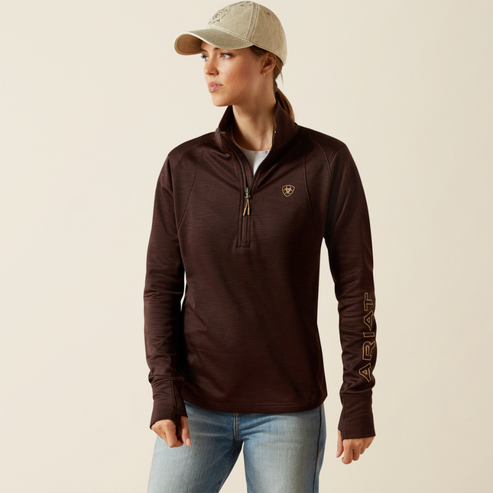 Ariat Women's Team EQ 1/2 Zip Pullover #colour_java
