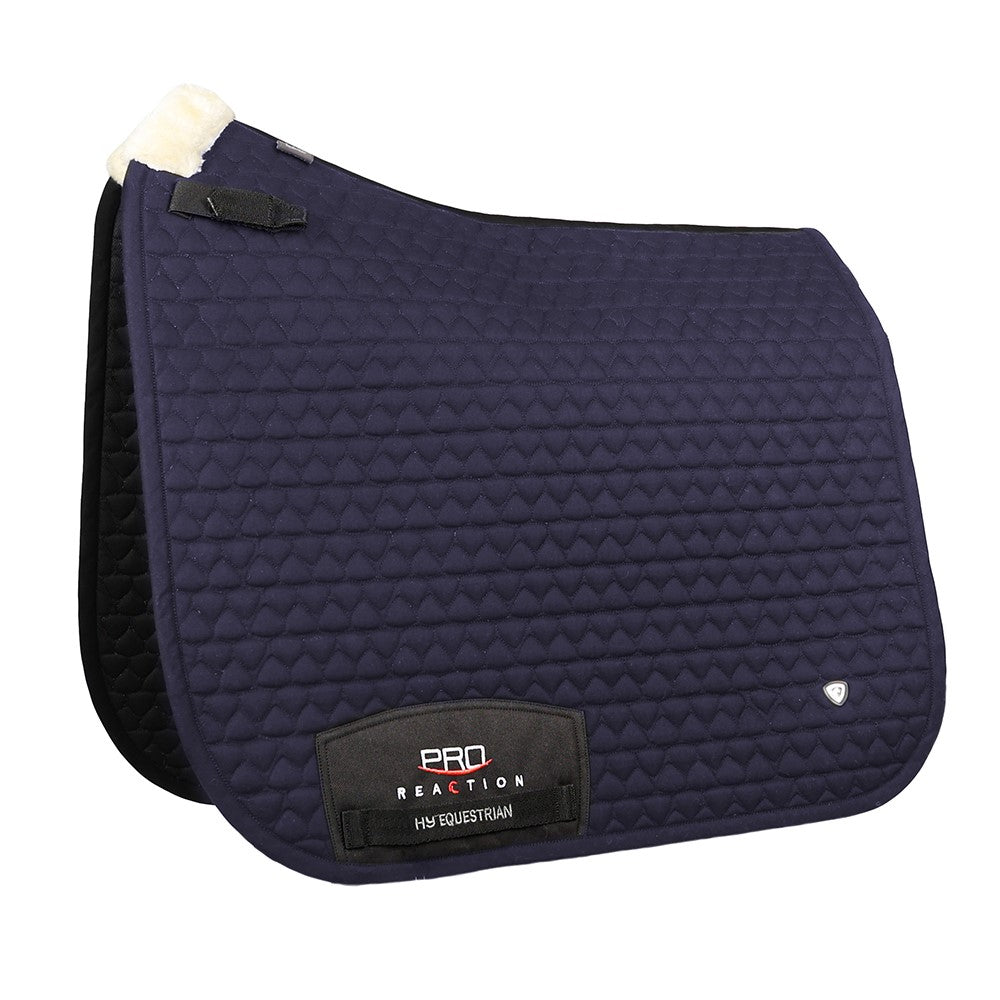 Hy Equestrian Pro Reaction Dressage Saddle Pad #colour_navy