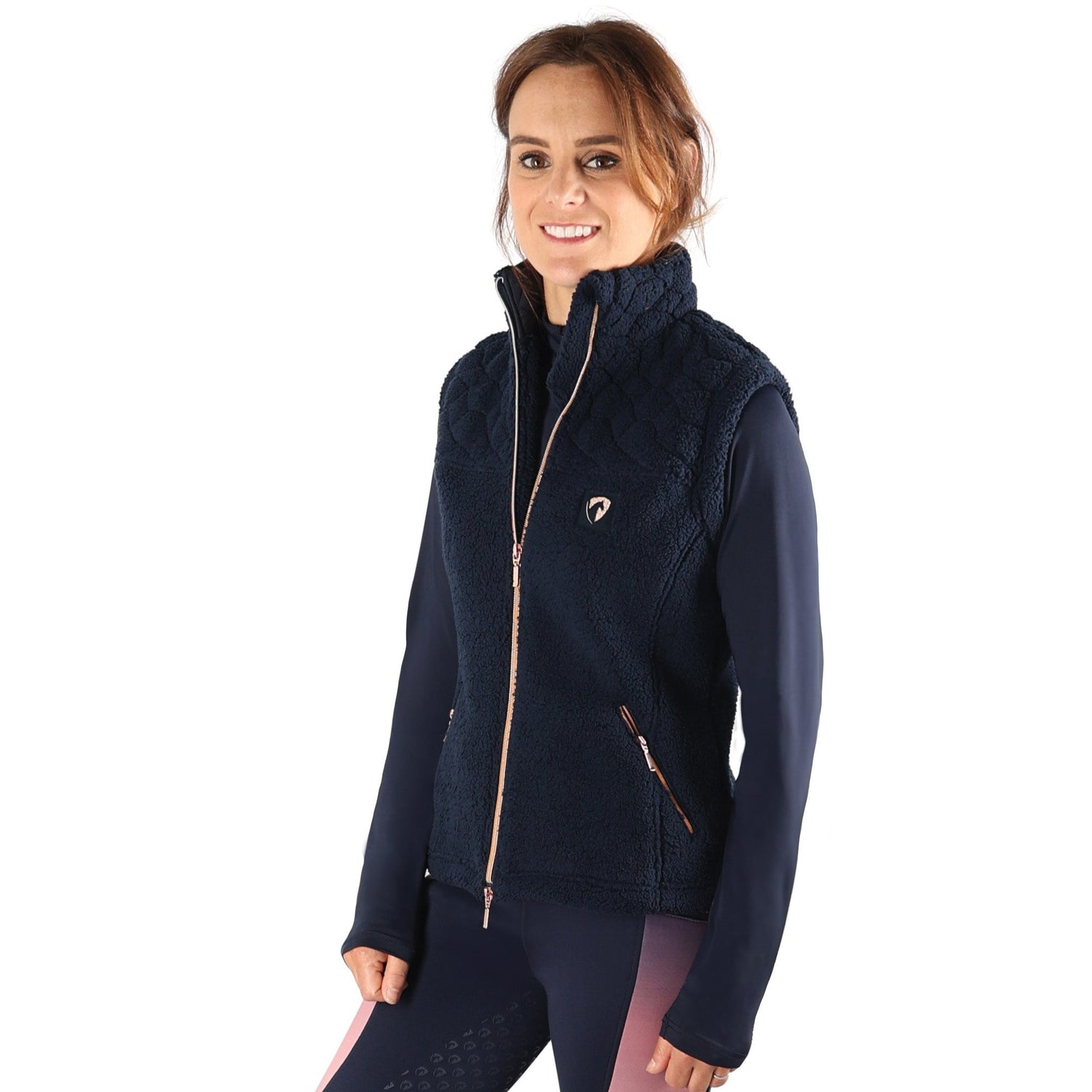 Hy Equestrian Elevate Teddy Fleece Gilet