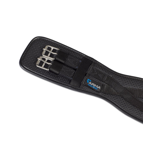 Shires ARMA Anti-Chafe Dressage Girth with Elastic #colour_black