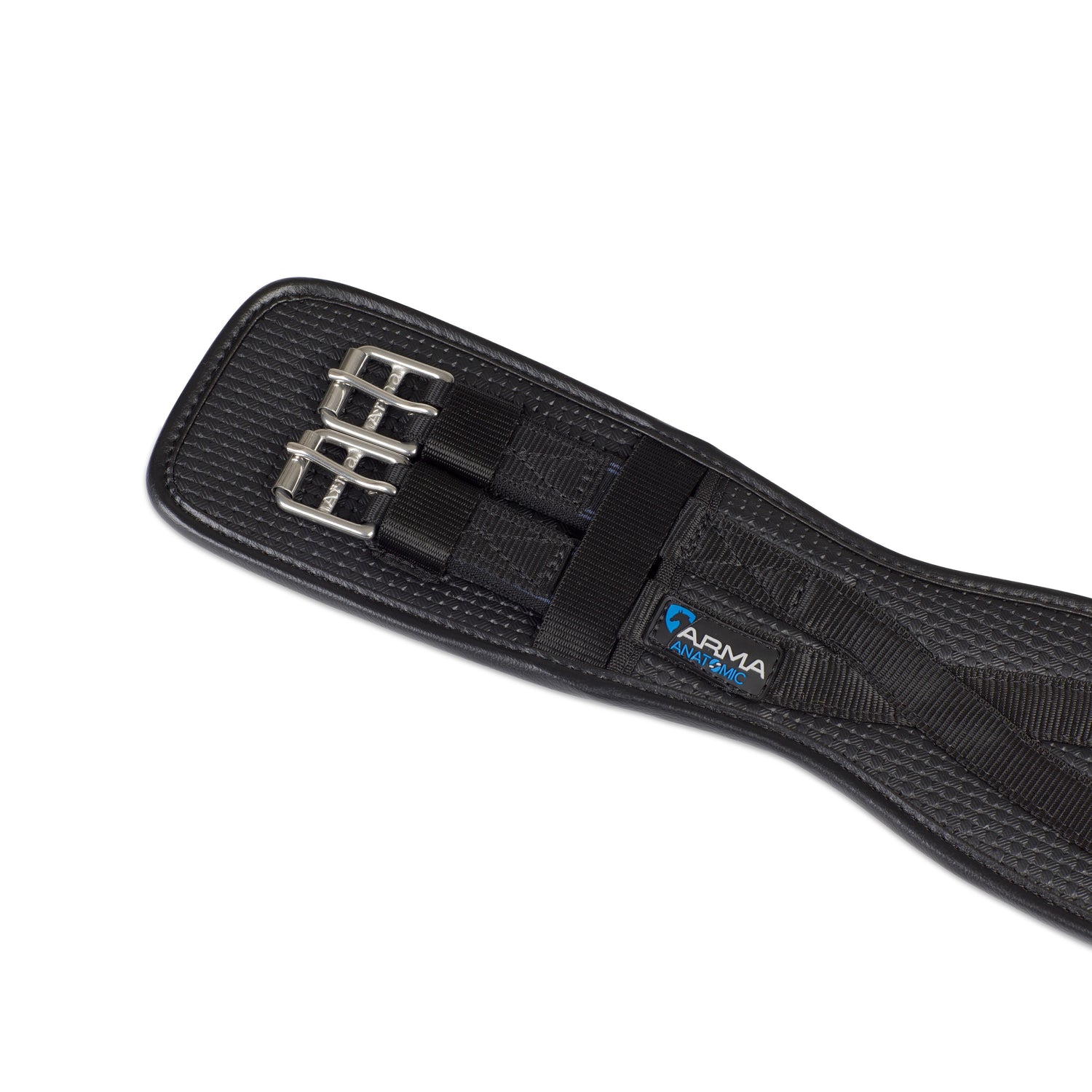 Shires ARMA Anti-Chafe Dressage Girth with Elastic #colour_black