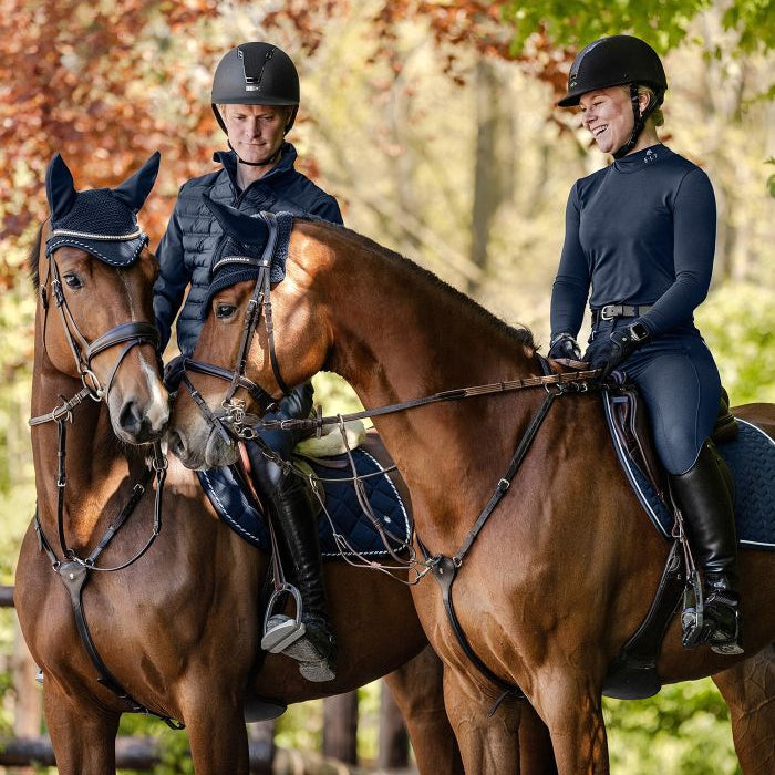 SWING H22 Shine Riding Helmet #colour_black-velvet-black-shine