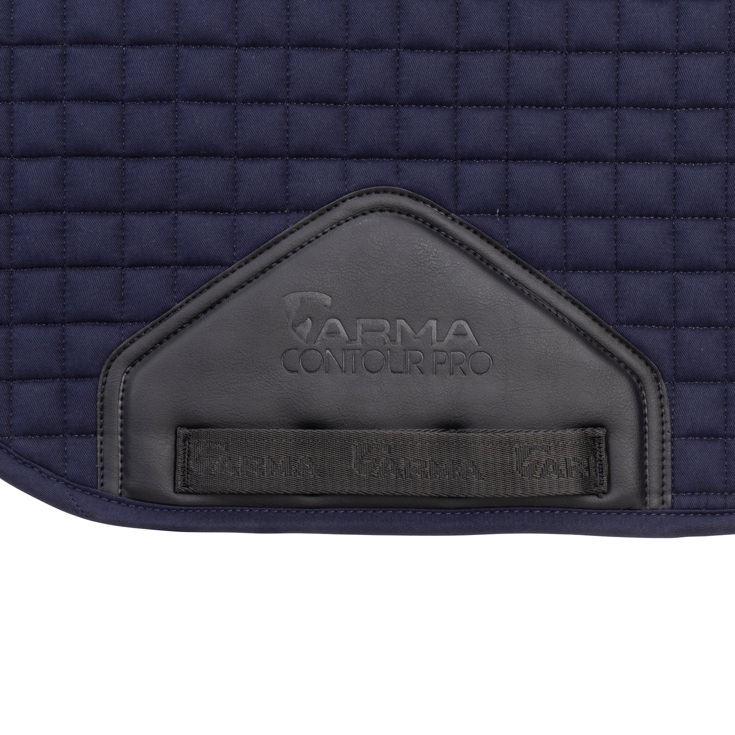 Shires ARMA Deluxe Cotton Saddlecloth #colour_navy