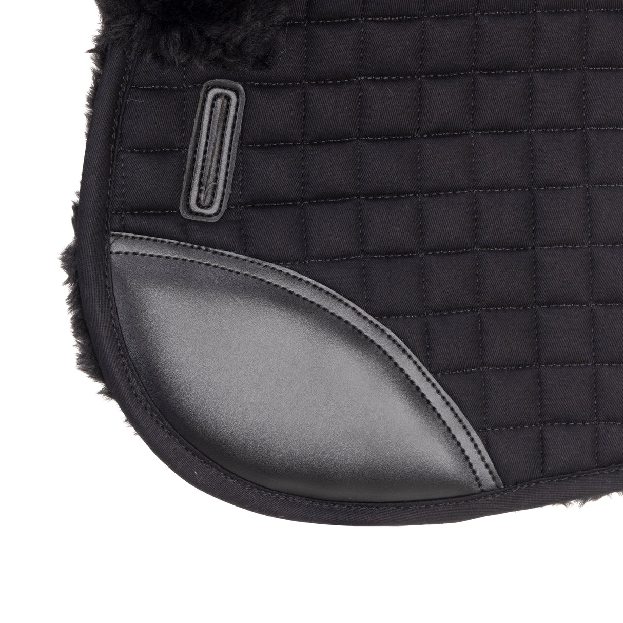 Shires ARMA Deluxe Cotton Half Pad #colour_black-black