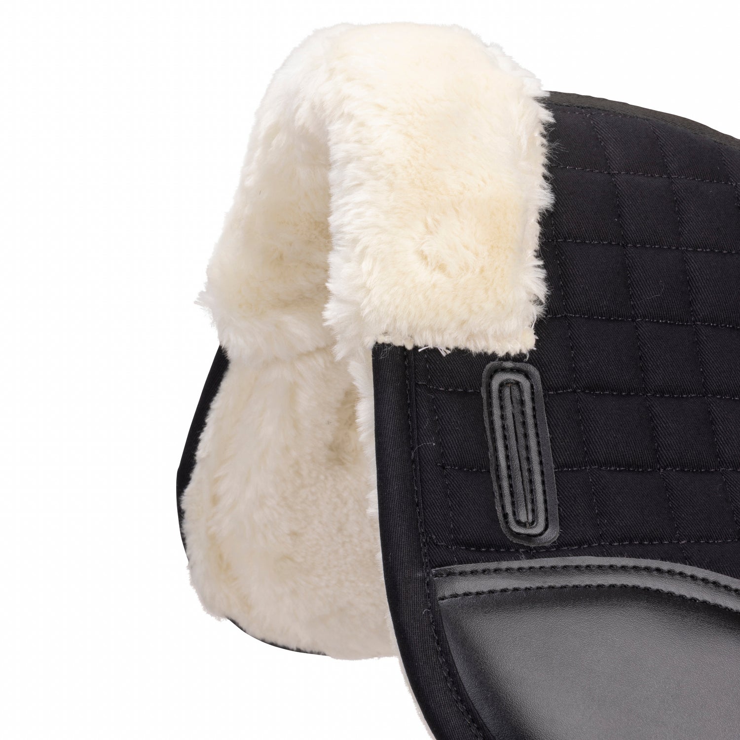 Shires ARMA Deluxe Cotton Half Pad #colour_black-natural