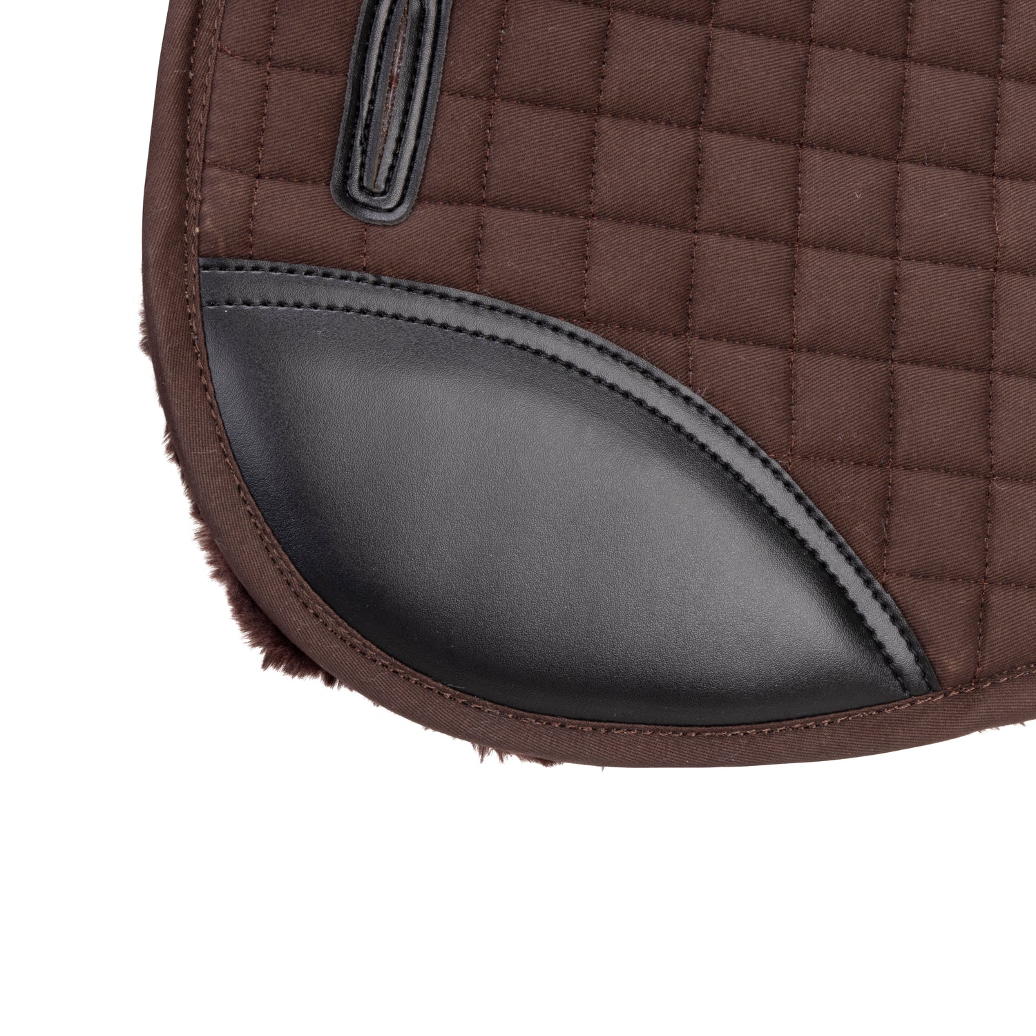 Shires ARMA Deluxe Cotton Half Pad #colour_brown-brown