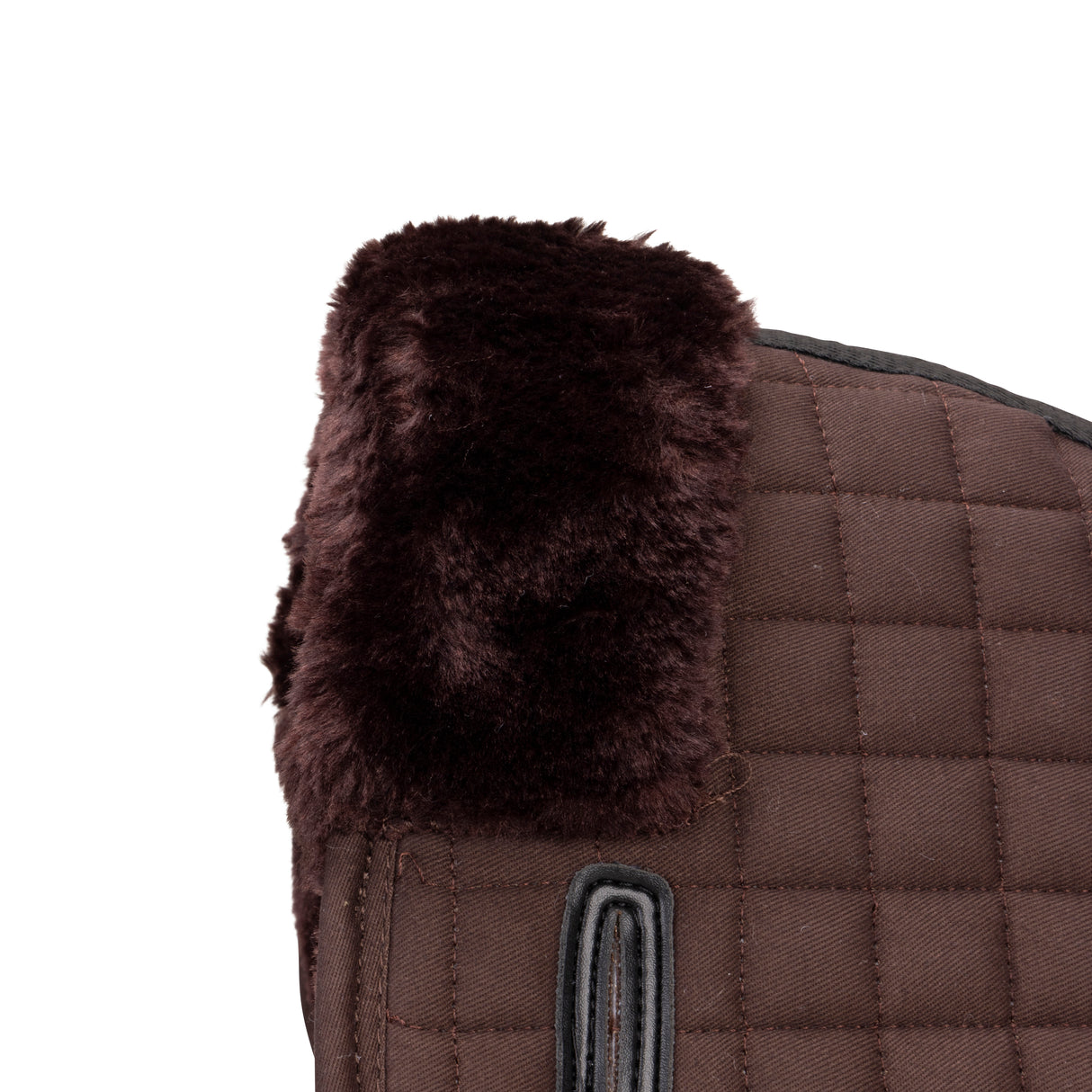 Shires ARMA Deluxe Cotton Half Pad #colour_brown-brown