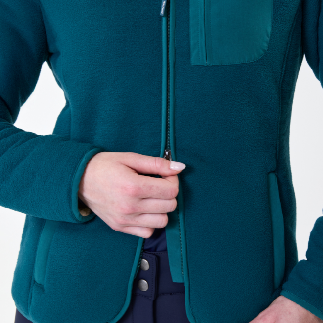 Horseware Ireland Pace Fleece Jacket #colour_dynasty-green