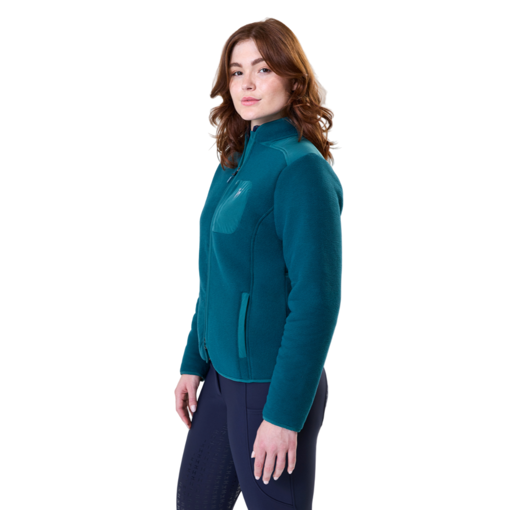 Horseware Ireland Pace Fleece Jacket #colour_dynasty-green