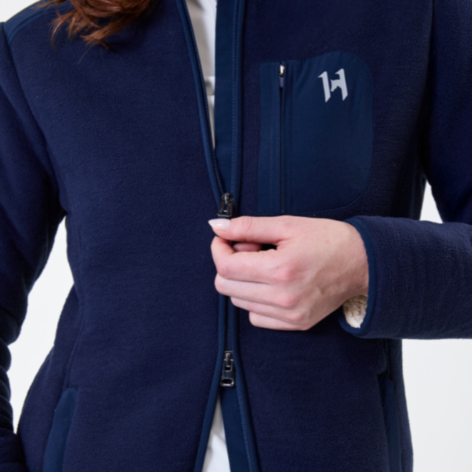 Horseware Ireland Pace Fleece Jacket #colour_core-navy