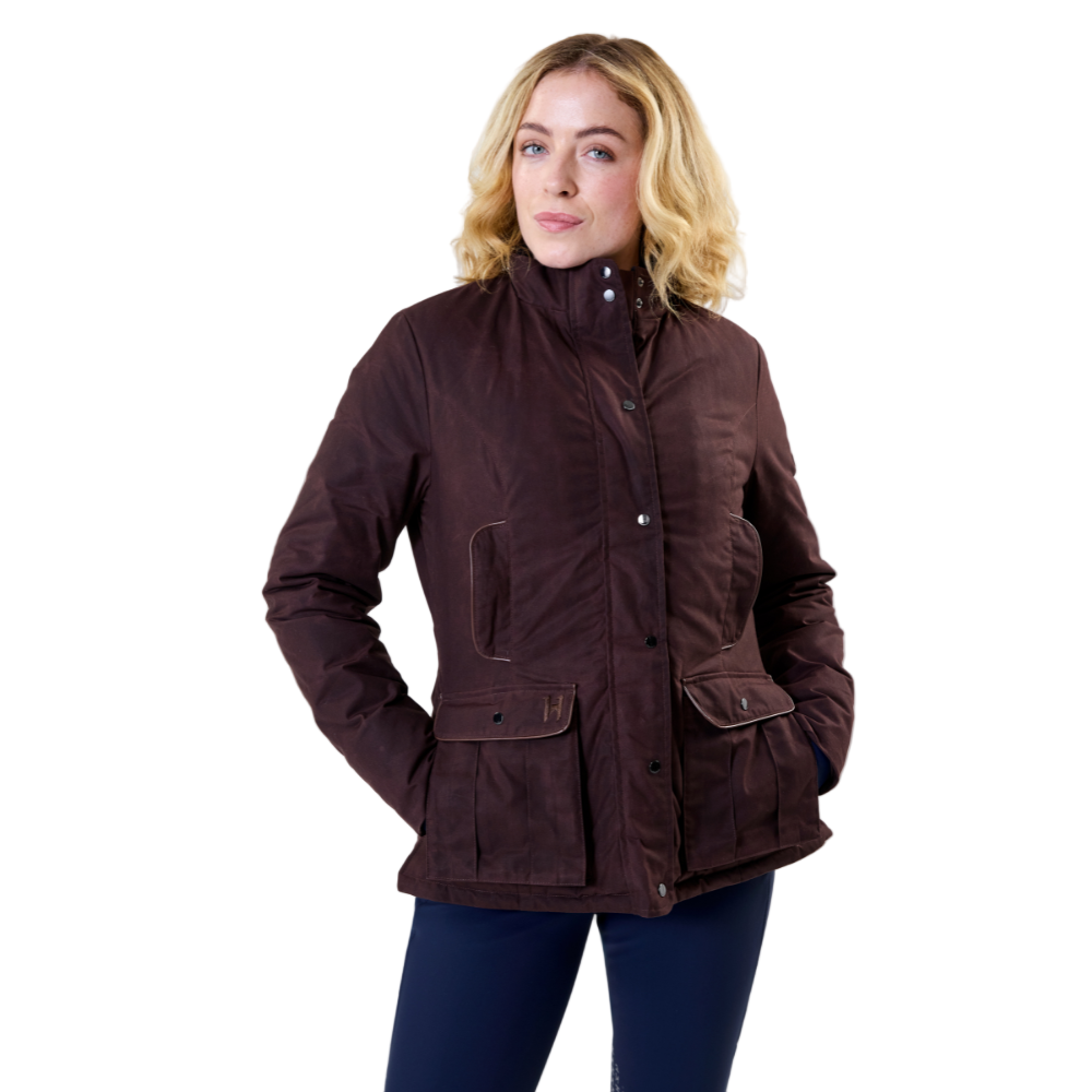 Horseware Ireland Newmarket Wax Jacket #colour_brown