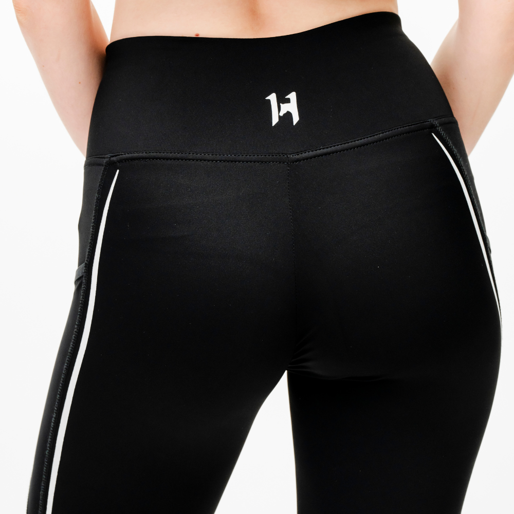 Horseware Ireland Formfit Knee Patch Riding Tights #colour_core-black