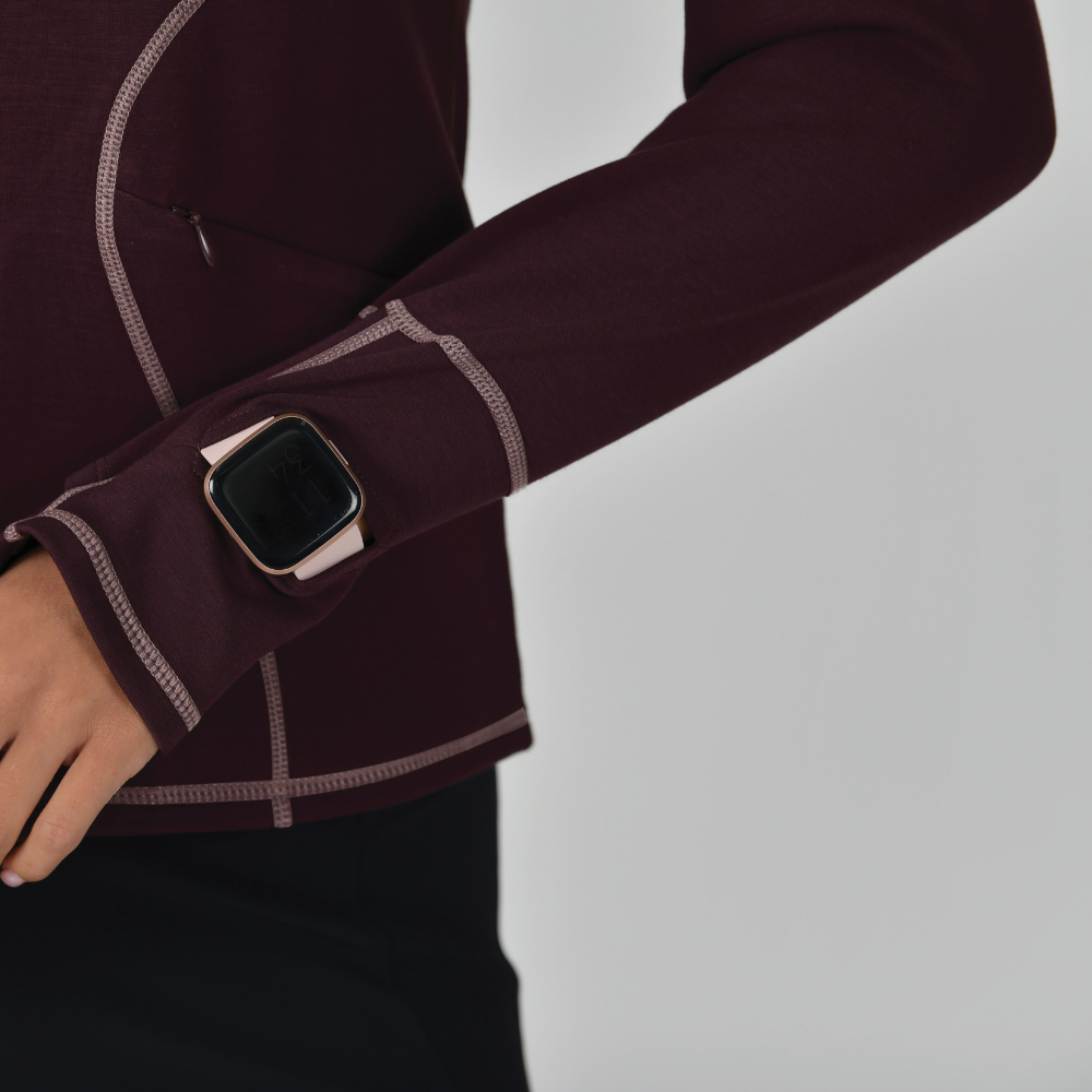 Weatherbeeta Ladies Copper Performance Jacket #colour_mulberry