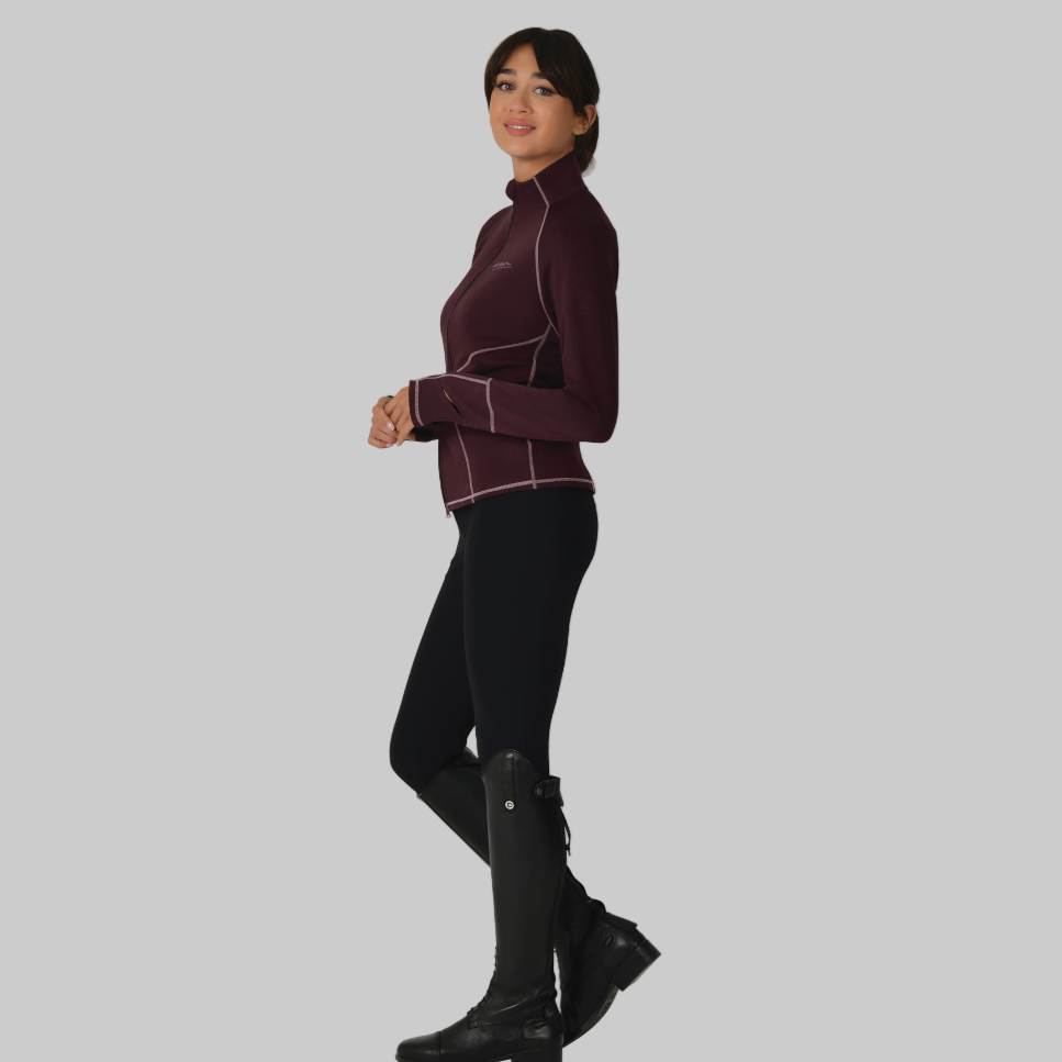 Weatherbeeta Ladies Copper Performance Jacket #colour_mulberry