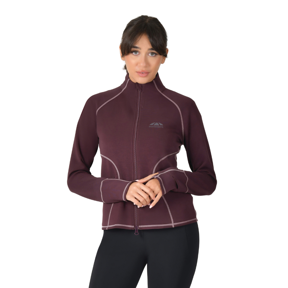 Weatherbeeta Ladies Copper Performance Jacket #colour_mulberry