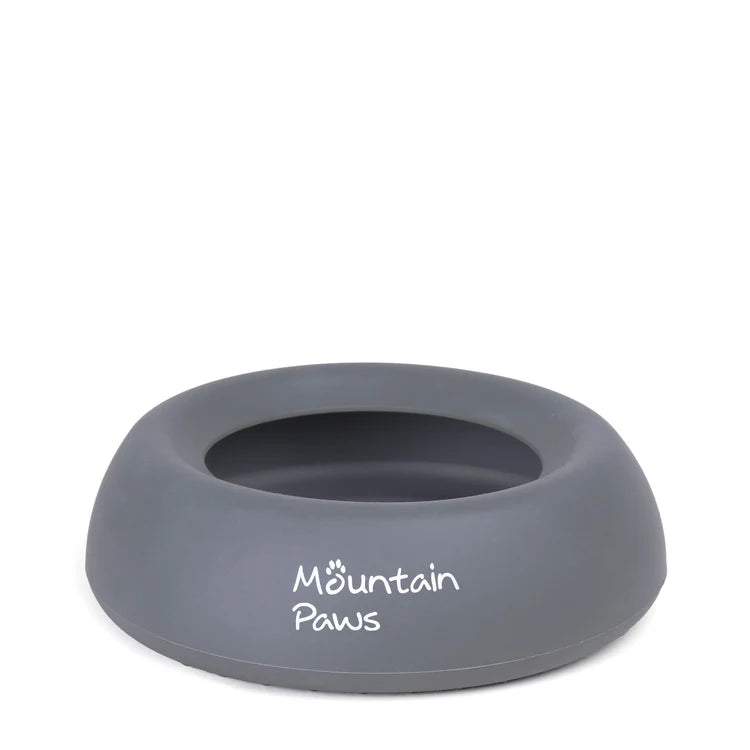 Mountain Paws Splashproof Dog Bowl #colour_grey