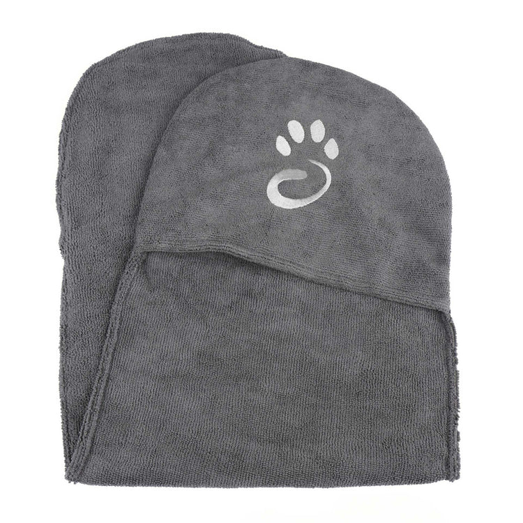 Mountain Paws Muddy Dog Towel #colour_grey