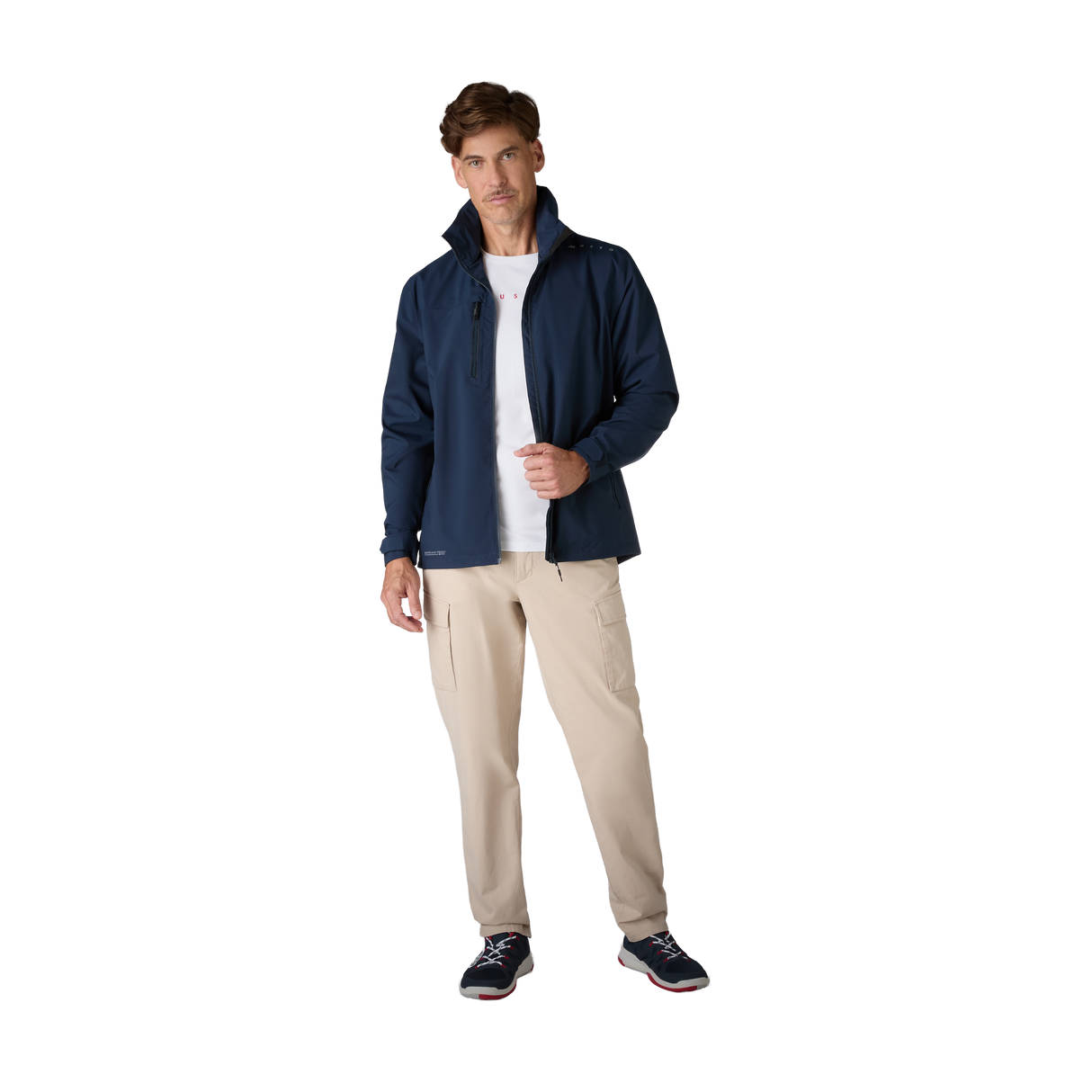 Musto Men's Evo Waterproof Crew Jacket #colour_navy