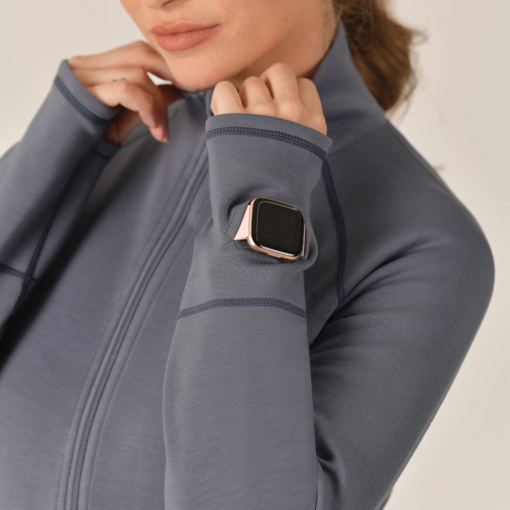 Weatherbeeta Ladies Copper Performance Jacket #colour_slate-blue