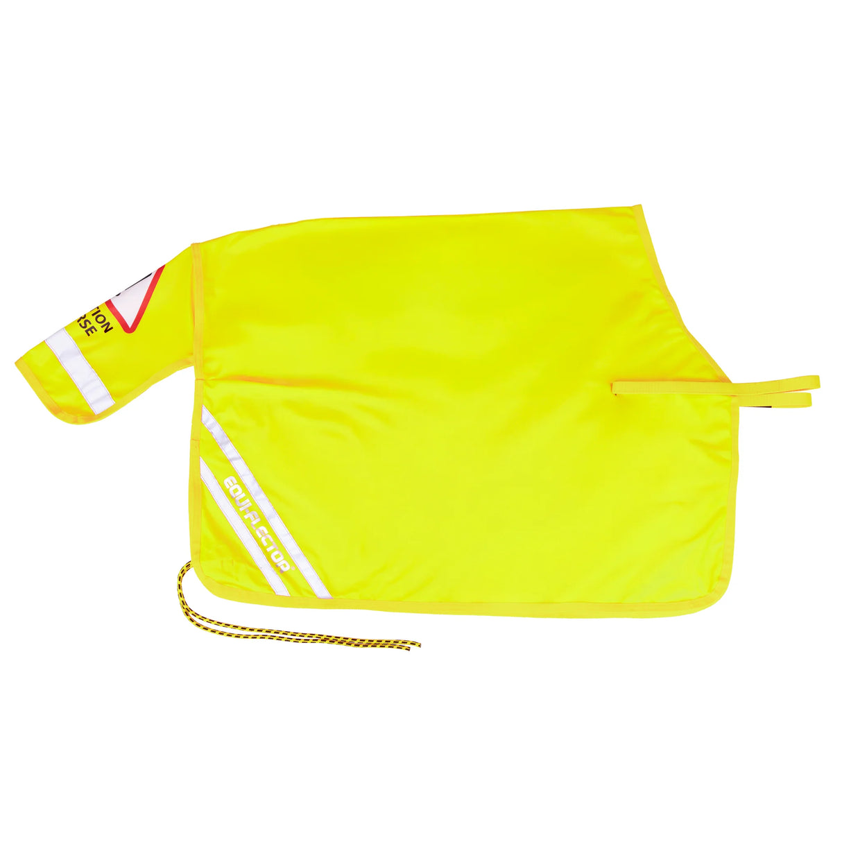 Shires EQUI-FLECTOR® Mesh Quarter Sheet #colour_yellow