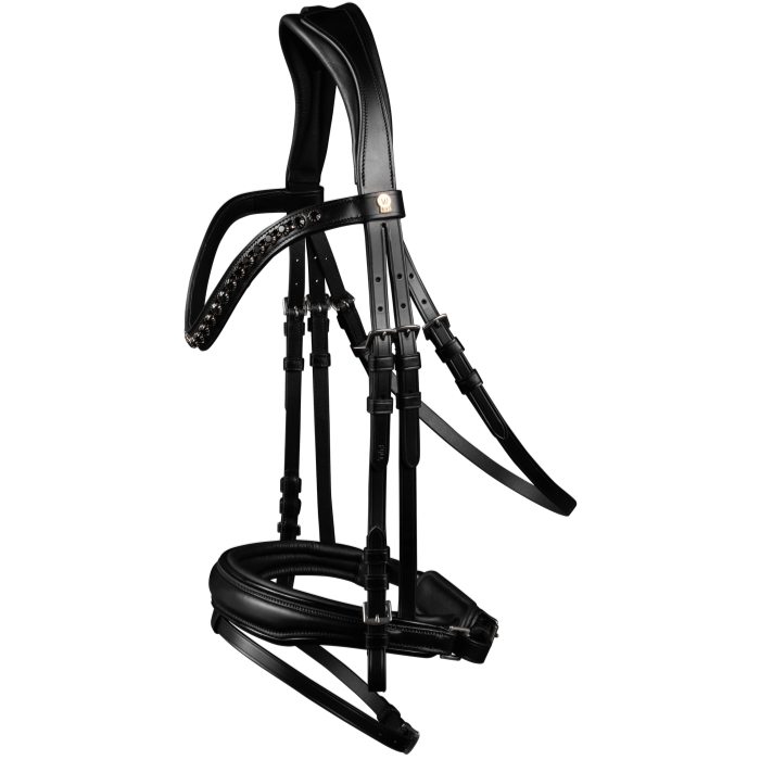 Waldhausen S-Line Patent Blackshine Bridle #colour_black