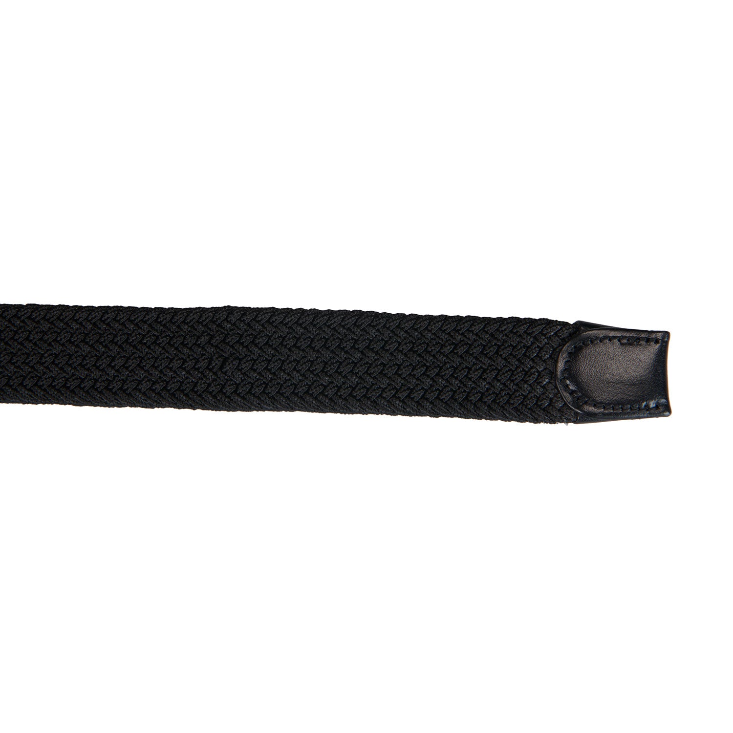 Equestro Elasticized Belt Crossed Pattern #colour_black