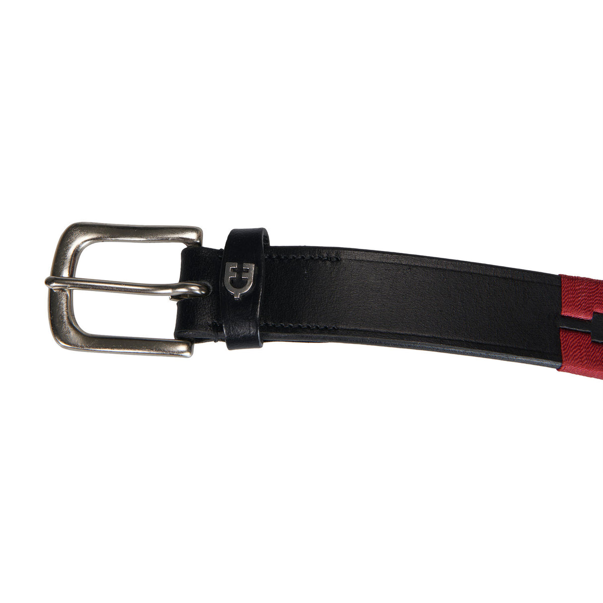Leather belt with southwest patterm