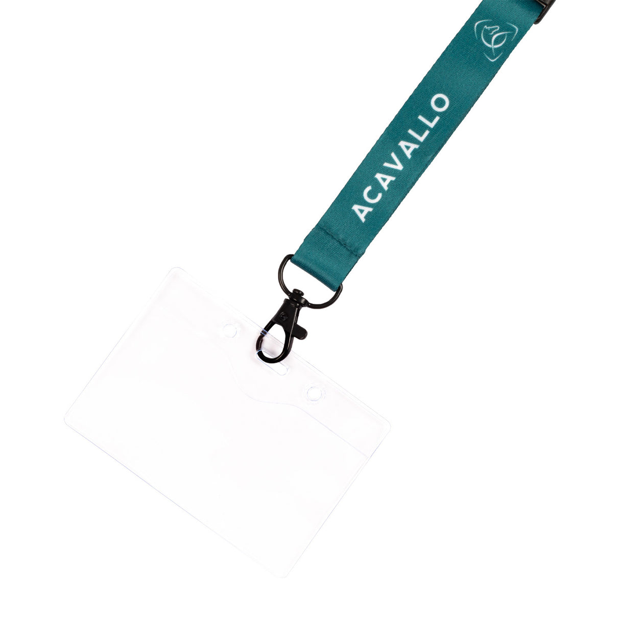 Acavallo Logoed Lanyard Badge Holder #colour_green