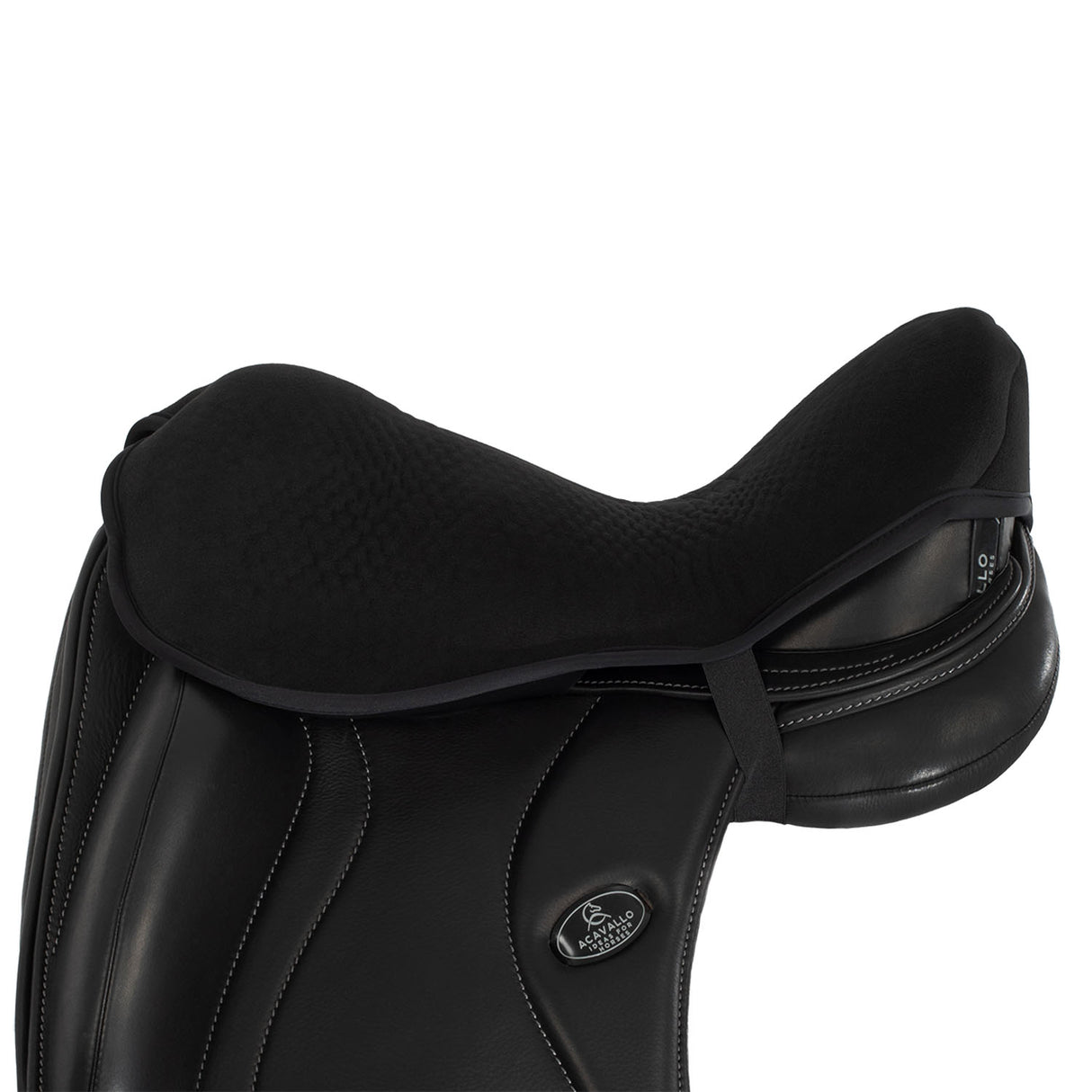 Acavallo Standard Seat Saver Dressage Classic Gel-In Dri-Lex 20mm #colour_black