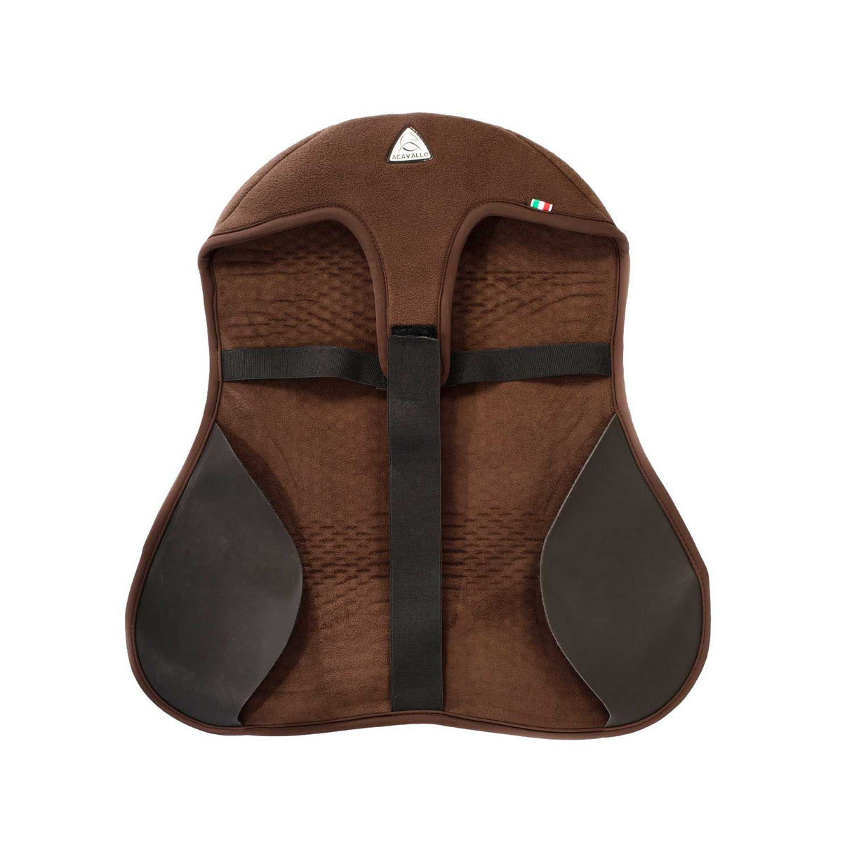 Acavallo Standard Seat Saver Dressage Classic Gel-Out Dri-Lex 20mm #colour_brown