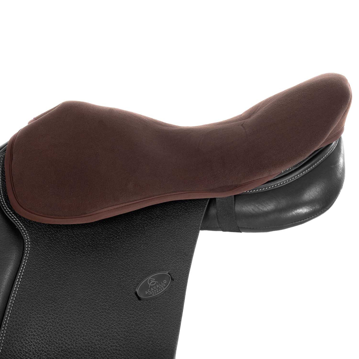 Acavallo Standard Seat Saver Jumping Air Plus Gel-In Dri-Lex 10mm #colour_brown