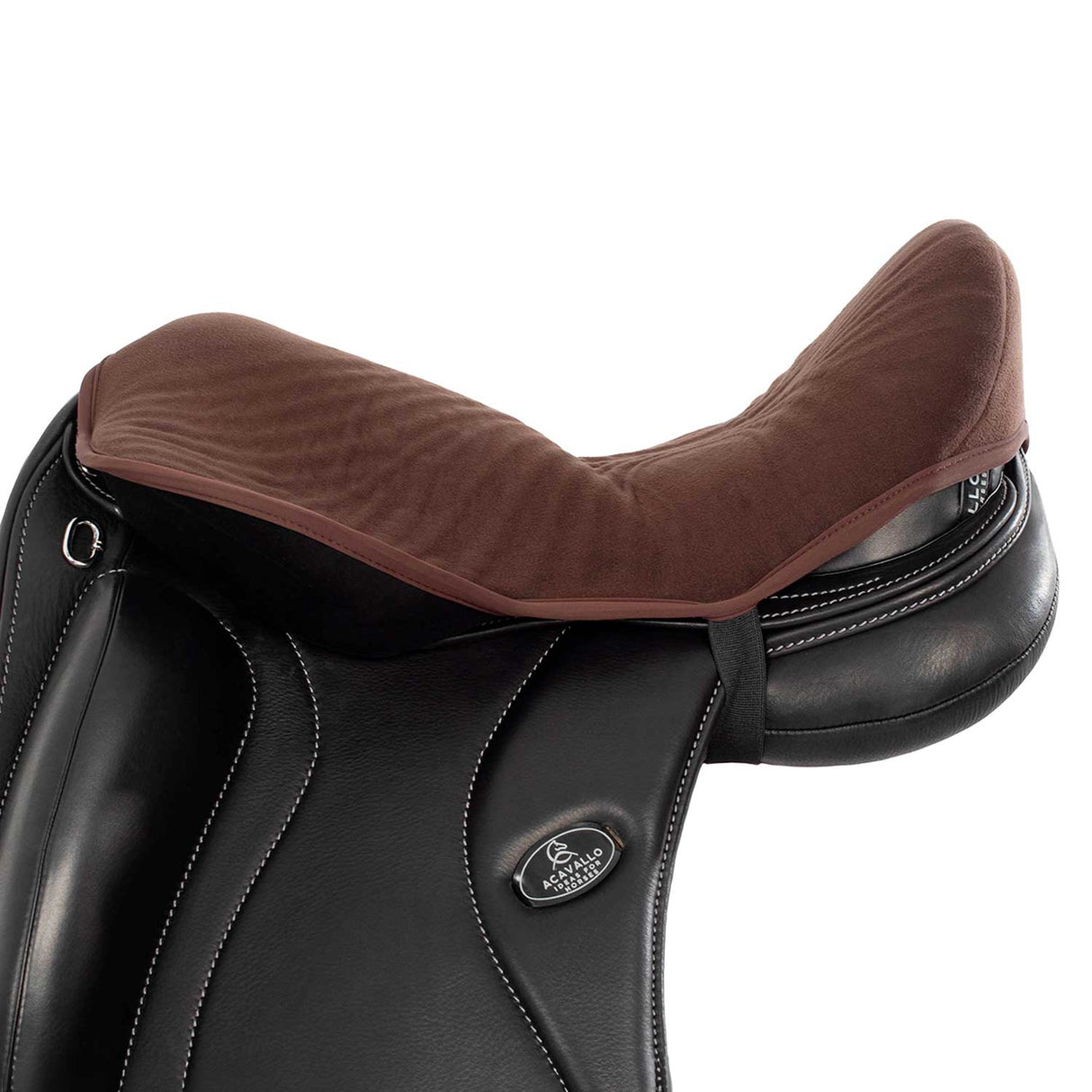 Acavallo Standard Seat Saver Dressage Air Plus Gel-In Dri-Lex 10mm #colour_brown